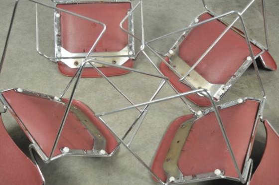 Image 1 of MATRIX Krueger dining chairs designed by Thomas Tolleson, USA 1970s