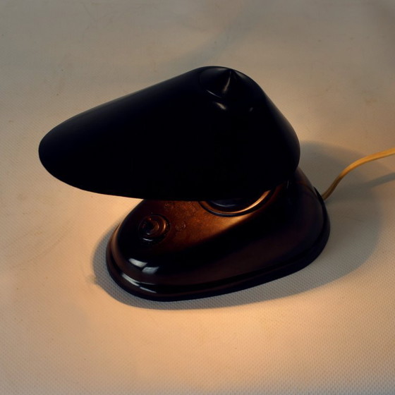 Image 1 of Lámpara de baquelita marrón del equipo Bauhaus para Esc Zukov, década de 1930