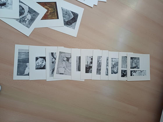 Image 1 of Rolf Loch Art Folder 27 images 1960-1971 oil paintings egg tempera screen prints