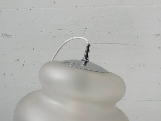 Image 1 of Suspension Peill & Putzzler AH 43 en cristal satiné, années 1970