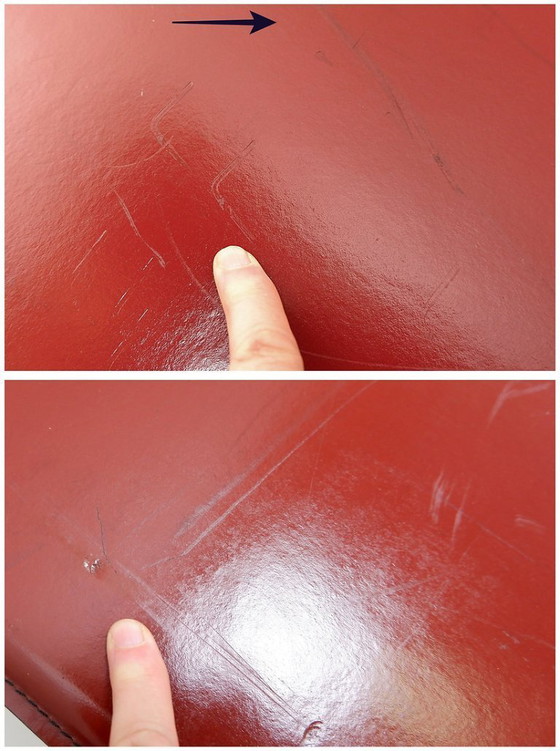 Image 1 of Leather sideboard by De Couro of Brazil - 1980s