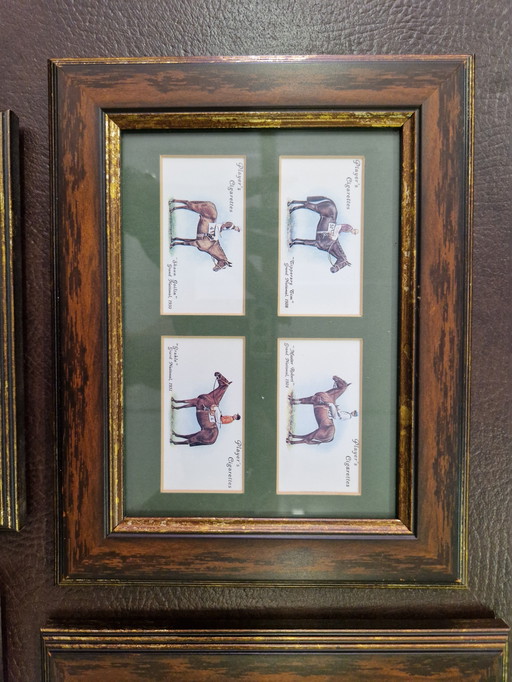 Framed horse prayer cards