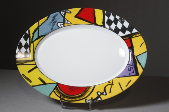 Arcopal France - Stoviglie di design Memphis post-moderno 13 pezzi anni '80 – Vetro (photo 8 of 8)