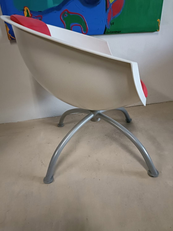 Poltrona a pozzetto vintage IKEA, Sedie girevoli, Metallo, Plastica, Grigio (foto 8 di 12)