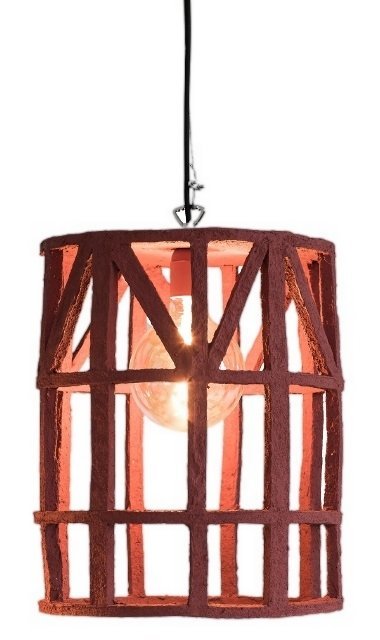 Image 1 of Lámpara colgante de terracota con acabado de papel maché diseñada por Marie Michielssen para Serax.