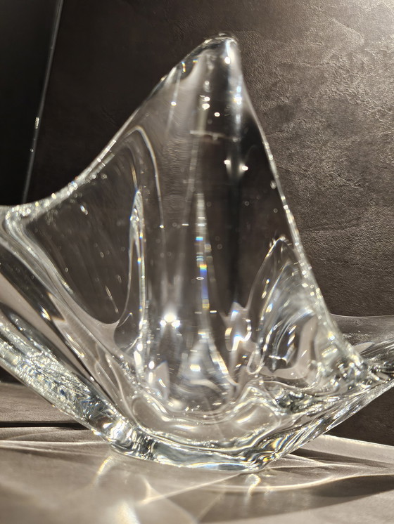 Image 1 of Artglass bowl with a hint of Manganese