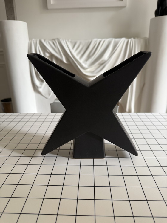 Image 1 of Star Vase design 1980 vintage postmodern