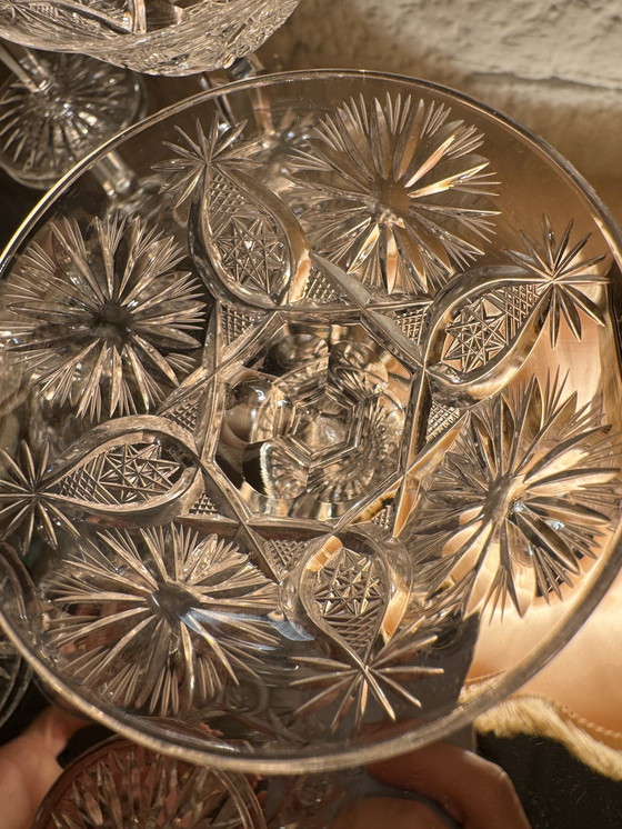 Image 1 of Antichi bicchieri da liquore in cristallo Le Creusot