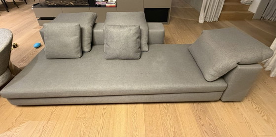 Minotti Eckkomposition, Ecksofas, Andere, Grau (Foto 2 von 5)