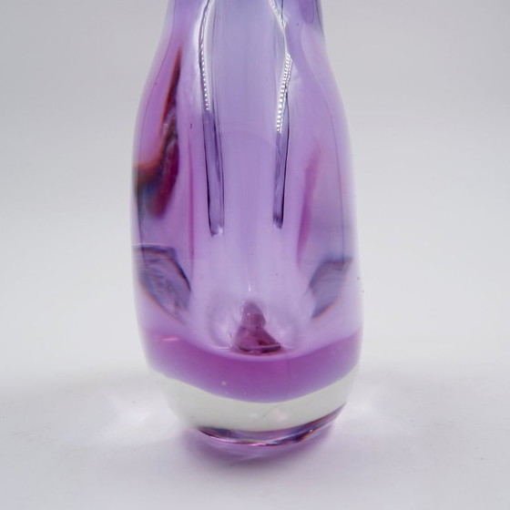 Image 1 of Bottiglia di profumo "Sommerso" in vetro soffiato viola