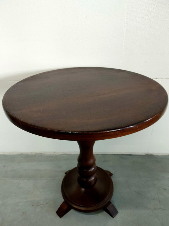 Image 1 of Tavolino laterale in stile scuola di Amsterdam vintage, tavolino per piante, tavolino da caffè