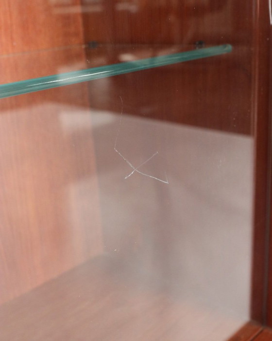 Image 1 of Libreria vintage in teak, vetrina, mobili retrò