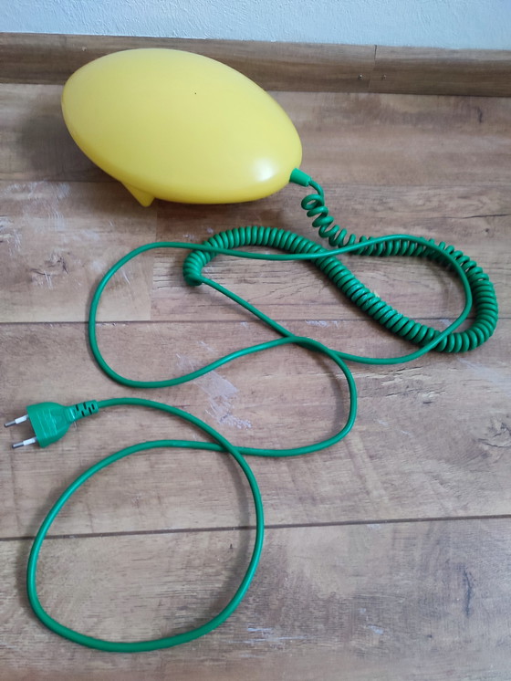Image 1 of Lampada retrò Ikea Löv Vintage Ufo Giallo Verde