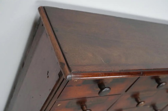 Image 1 of Antiguo botiquín/cómoda de madera noble inglesa, siglo XIX