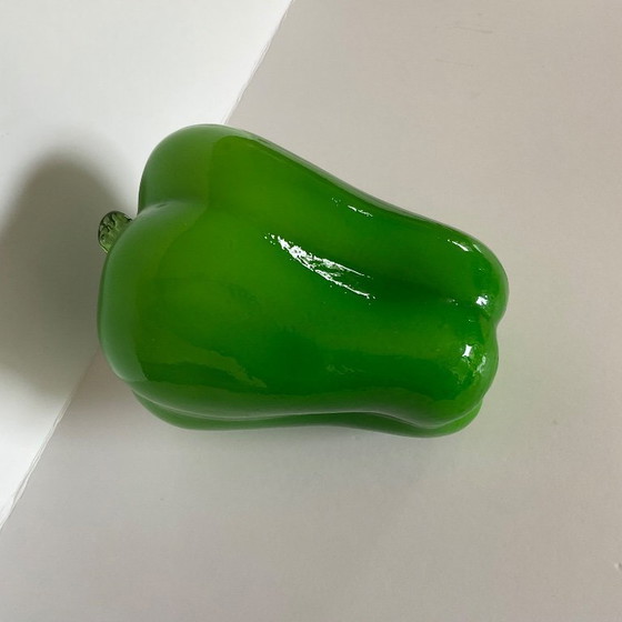 Image 1 of Handgeblazen glazen paprika Muranostijl