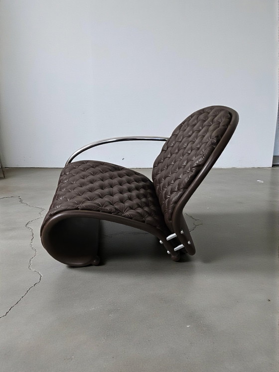 Image 1 of 2er Set Verner Panton Chair Sessel Modell G System 1-2-3 Denmark Loungesessel Made von Fritz Hansen in Denmark 1970er Jahre