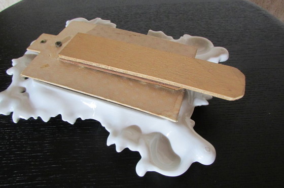 Image 1 of Lijst, mini tafelspiegel, Limoges porselein