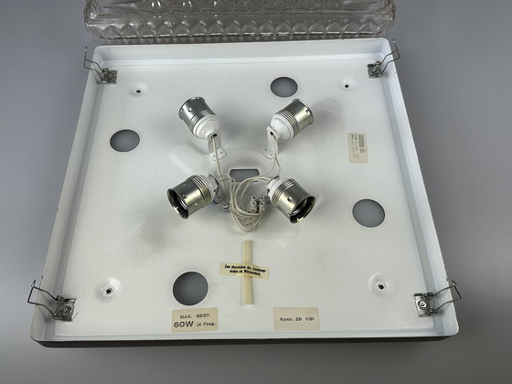 Image 1 of Lampada da soffitto XXL anni '60-'70 Plafoniere in plastica di Ridi Leuchten Germania 