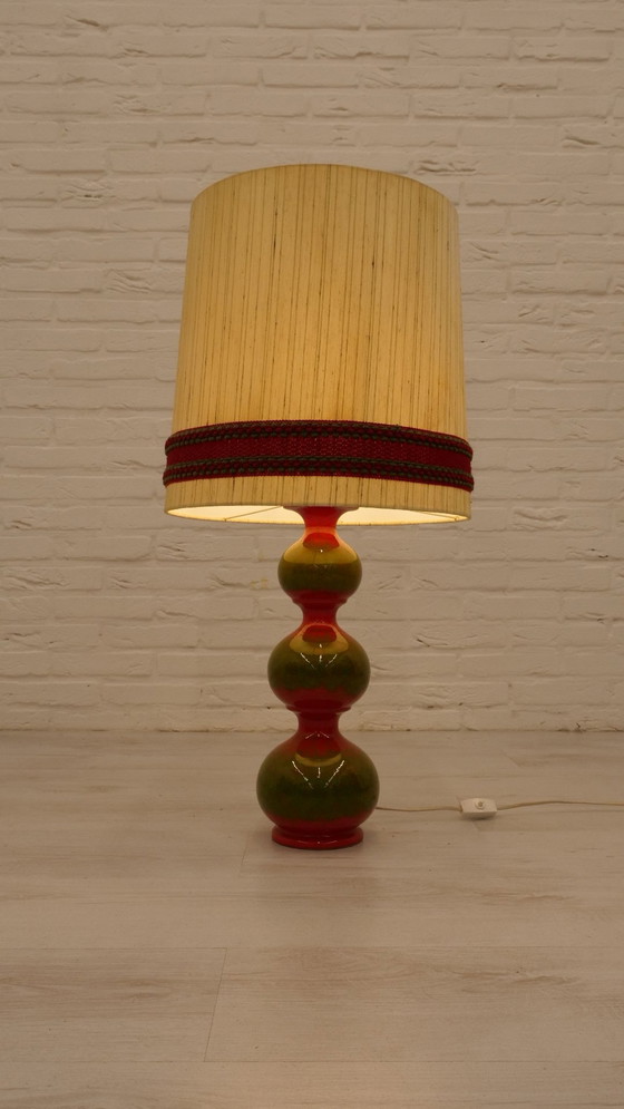Image 1 of Lampada da tavolo vintage | Ceramica | Lampada a bolle Kaiser Leuchten