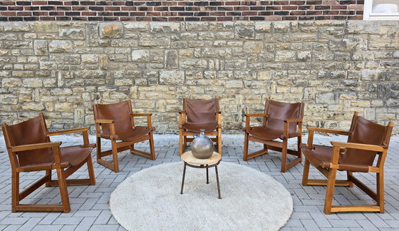 Image 1 of PACO MUÑOZ SAFARI STOEL STOELEN JACHTSTOEL JAREN 60 ZITGROEP MID CENTURY