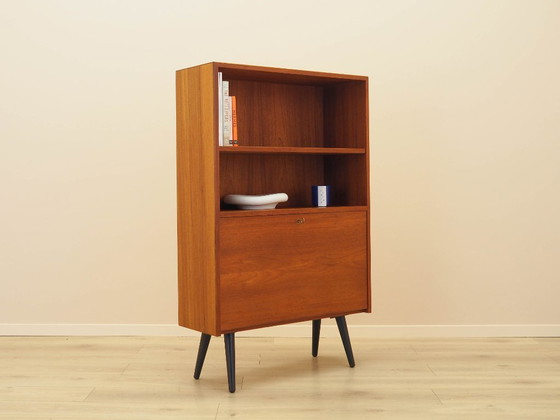 Image 1 of Teakhouten boekenkast, Deens design, jaren 70, gemaakt in Denemarken.