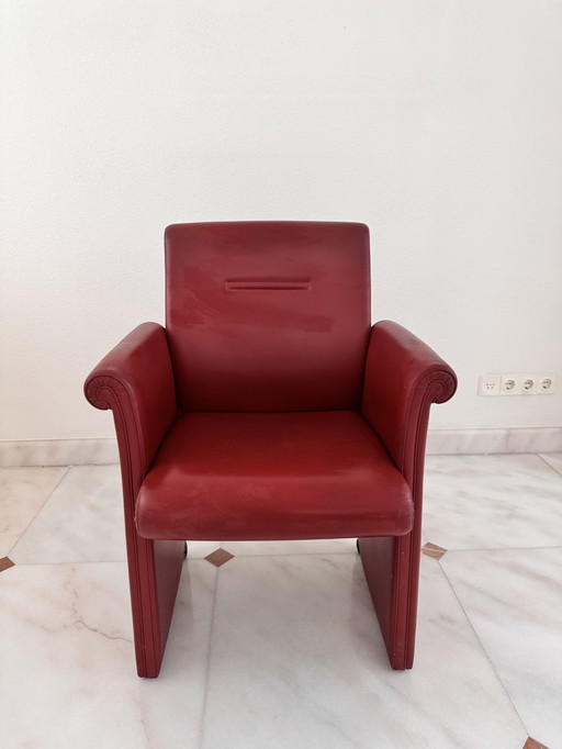 Puente Poltrona Frau (Forma colectiva) rood leder