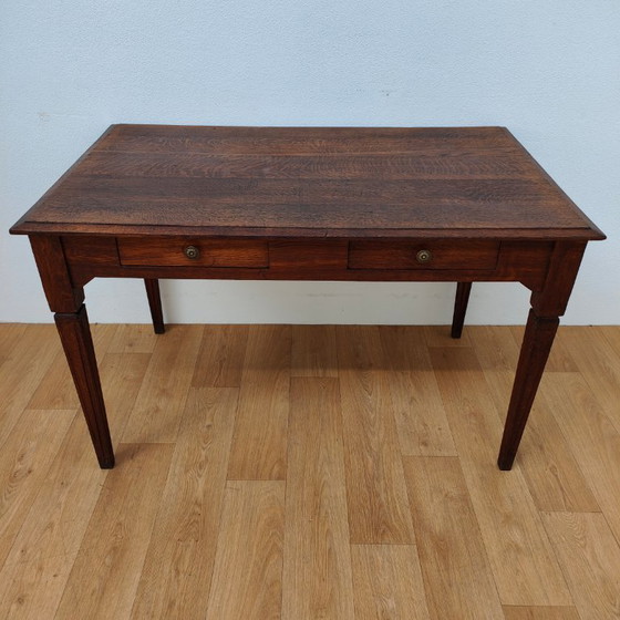 Image 1 of Rustikaler Esstisch im Landhausstil mit 2 Schubladen