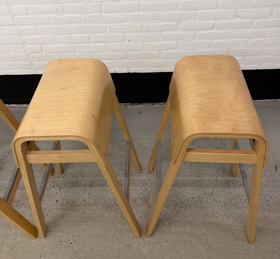 4 Vintage IKEA ‘Salve’ Barkrukken – Wood (photo 10 of 21)
