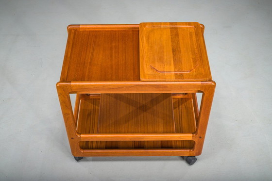 Image 1 of Carrello bar vintage in teak di Vildbjerg Møbelfabrik, Danimarca, anni '60