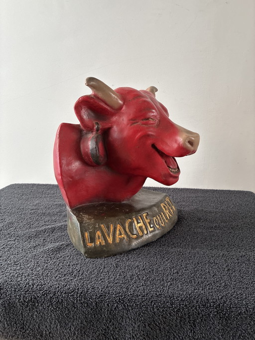 Immagine pubblicitaria vintage La Vache oui rit