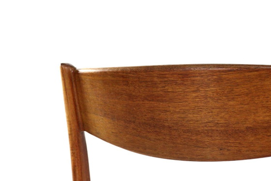 Set di 6 sedie da pranzo vintage Iversen per Glygnore, di Arne Wahl, nuove, imbottite. – Wood (photo 4 of 16)