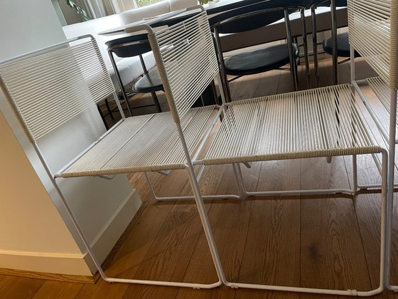 Image 1 of 4x Spaghetti Chair Giandomenico Belotti bianco per Fly Line