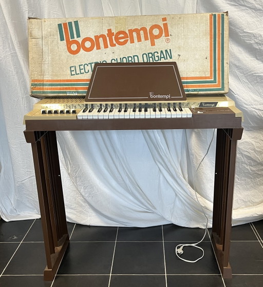 Orgue électronique à accords Bontempi – decoratieve objecten, Plastic