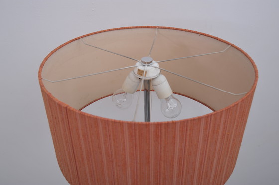Image 1 of Floor lamp with red shade by Kaiser Leuchten (1960s)