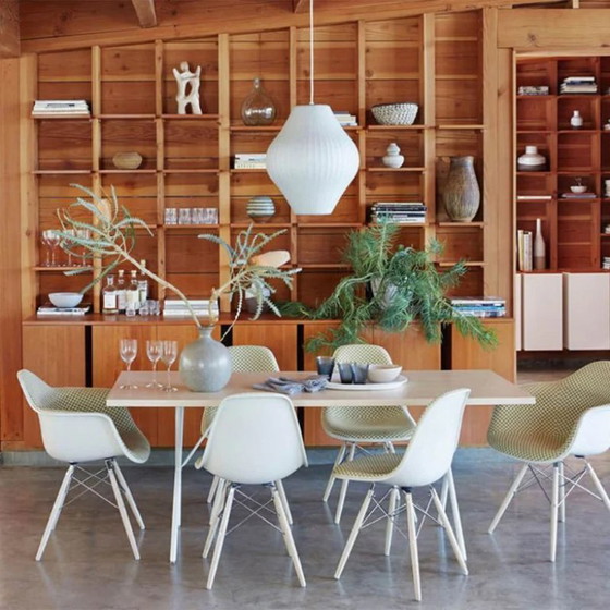 Image 1 of Nelson Pear Crisscross Bubble Pendant Medium Off White / HAY