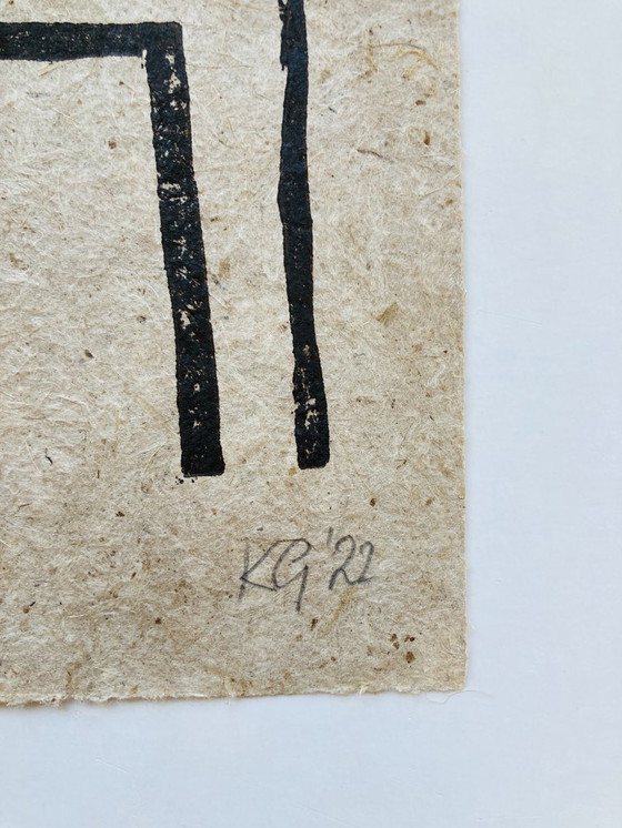 Image 1 of Klaas Gubbels - Houtdruk - 2022