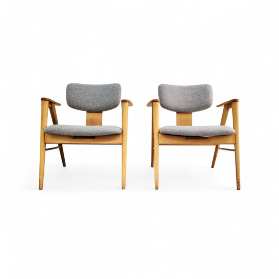 Image 1 of Mid-Century Modern fauteuil FB14 van Cees Braakman voor Pastoe 1955, Set van 2