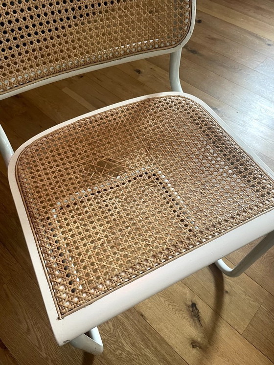 Image 1 of 2x defecte Ceska Marcel Breuer eetkamerstoelen