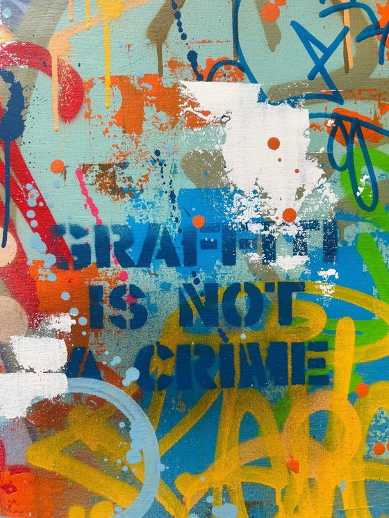 Image 1 of REYES - Street Abstraction - Artist's Canvas