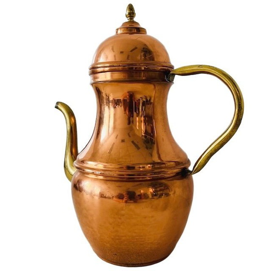 Image 1 of Teiera vintage in rame e ottone