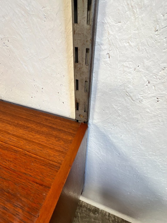 Image 1 of Vintage Teak Wandmeubel / Modulair Wandsysteem, 1960's