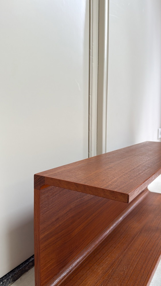 Mensola da parete vintage danese in legno di teak Pedersen & Hansen – Scaffali a muro, Wood (photo 11 of 13)