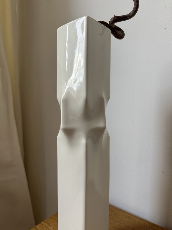 Image 1 of Vaso Serica Eroen Bechtold Flora Gouda 1981 design vintage