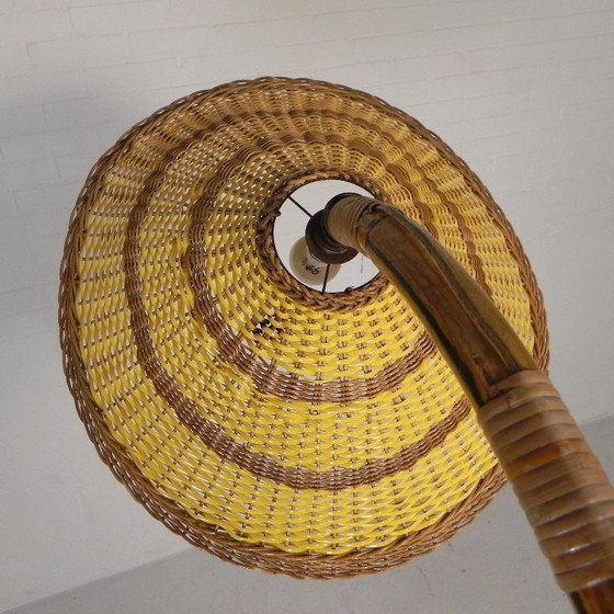 Image 1 of Standing bamboo lamp, 1950s