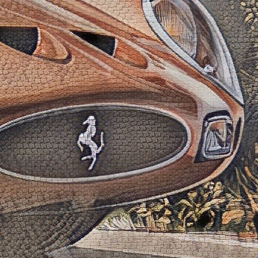 The Holy Grail of Maranello - 2022 - Luciano Vittori - Heritage Fresco Style - Hahnemuehle on Dibond - 100 x 75 cm