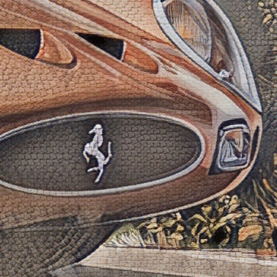 Image 1 of The Holy Grail of Maranello - 2022 - Luciano Vittori - Heritage Fresco Style - Hahnemuehle on Dibond - 100 x 75 cm