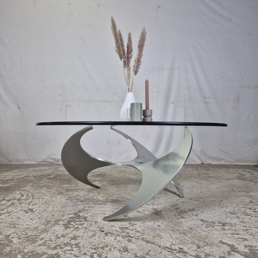 Knut Hesterberg, table basse "Propeller" vintage des années 1960