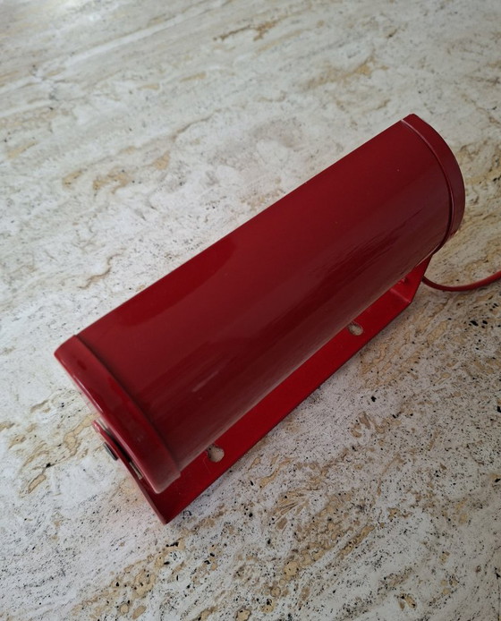 Applique rossa Vintage Happylight, anni '80, Metallo, Rosso, Modern (foto 7 di 13)