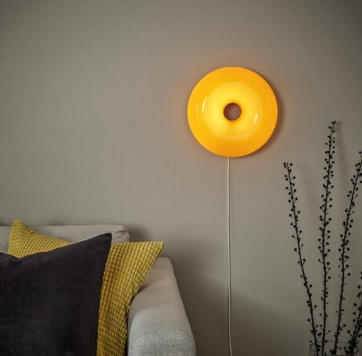 Lámpara de donut de IKEA