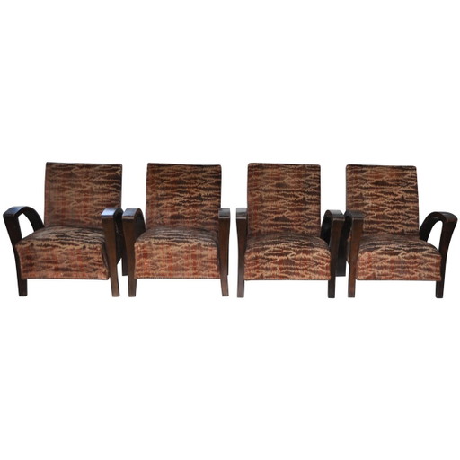 Conjunto de Sillones Art Déco, años 20